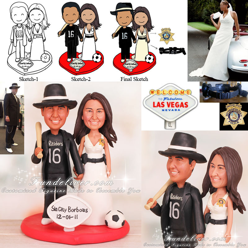 Prison officer Corrections Officer Wedding Cake Toppers